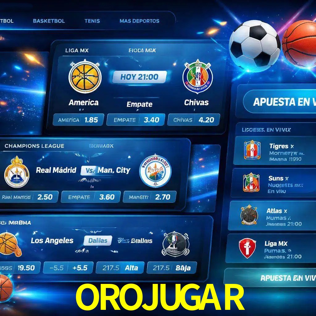 Mercados de apuestas deportivas OROJUGAR para jugadores en México