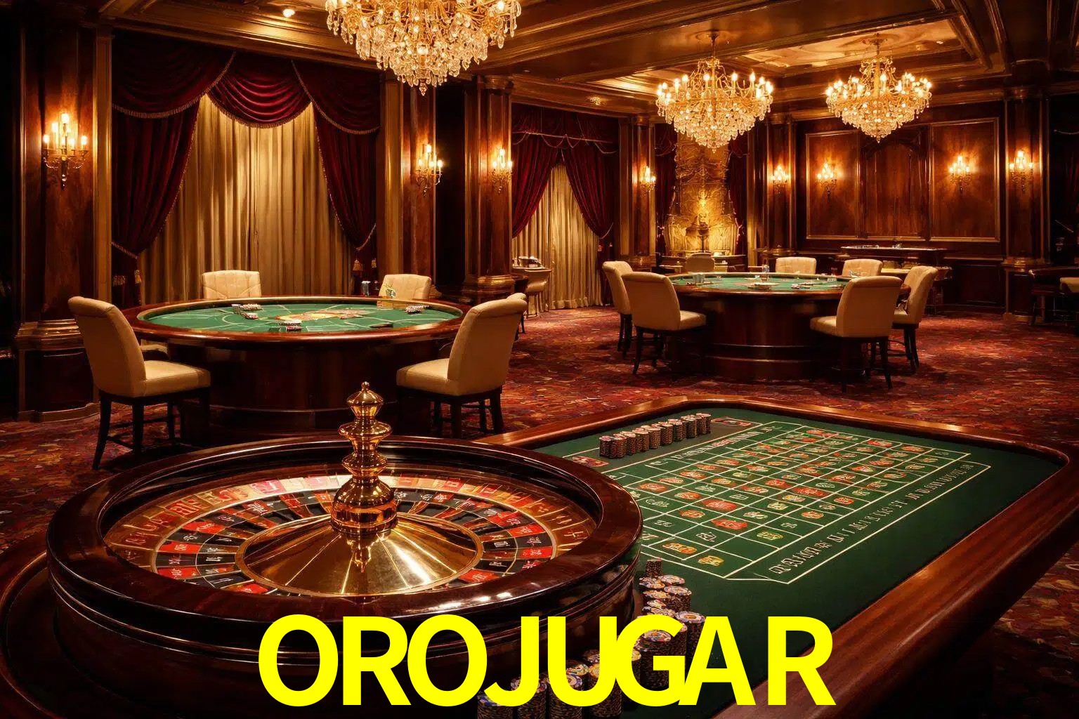 Una escena premium de mesa de casino en vivo con cartas, elementos de ruleta y un ambiente pulido de estudio de transmisión.